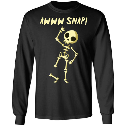 Halloween Awww Oh Snap Skeleton Broken Bone Costume T-Shirt